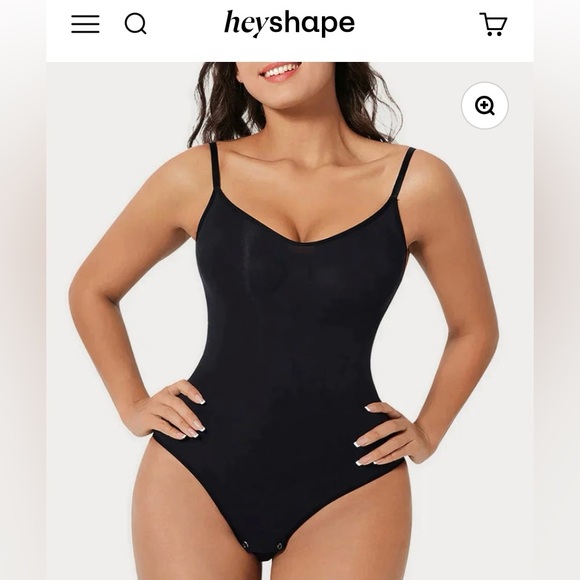 heyshape Other - HeyShape snatched bodysuit shapewear XL viral tiktok black slimming suit NWT